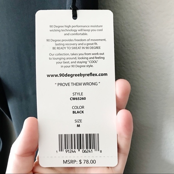 TWO PAIRS 90 Degree by Reflex Athletic Leggings M - Picture 11 of 12